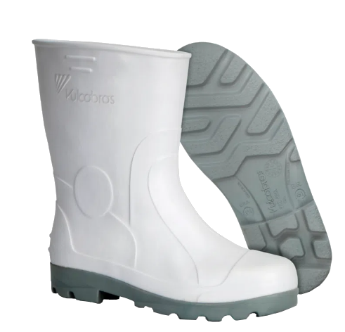 Bota Overtech EVA-PU 34 ao 45 Vulcabras Branco e Cinza